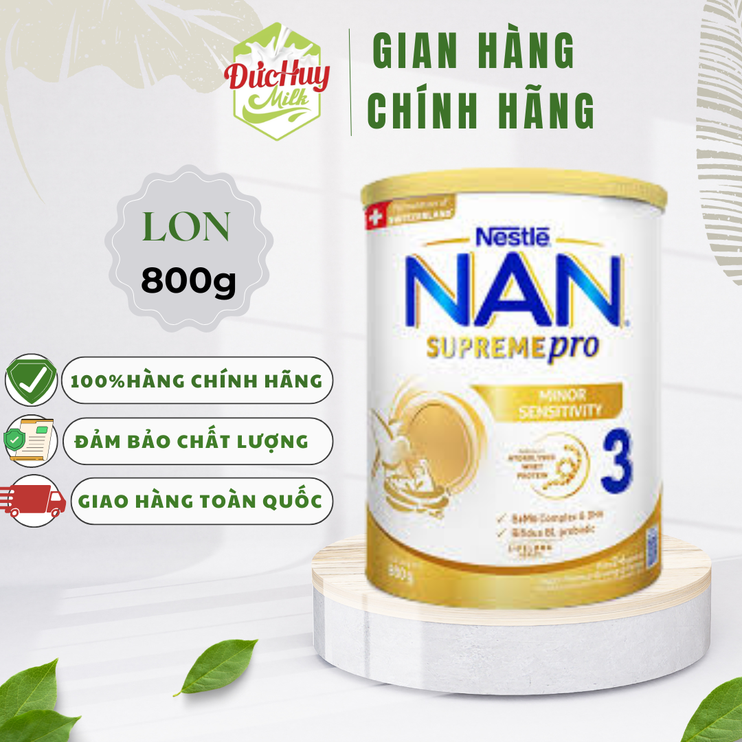Sữa NAN SUPREME PRO 3 cho trẻ từ 2 - 6 tuổi