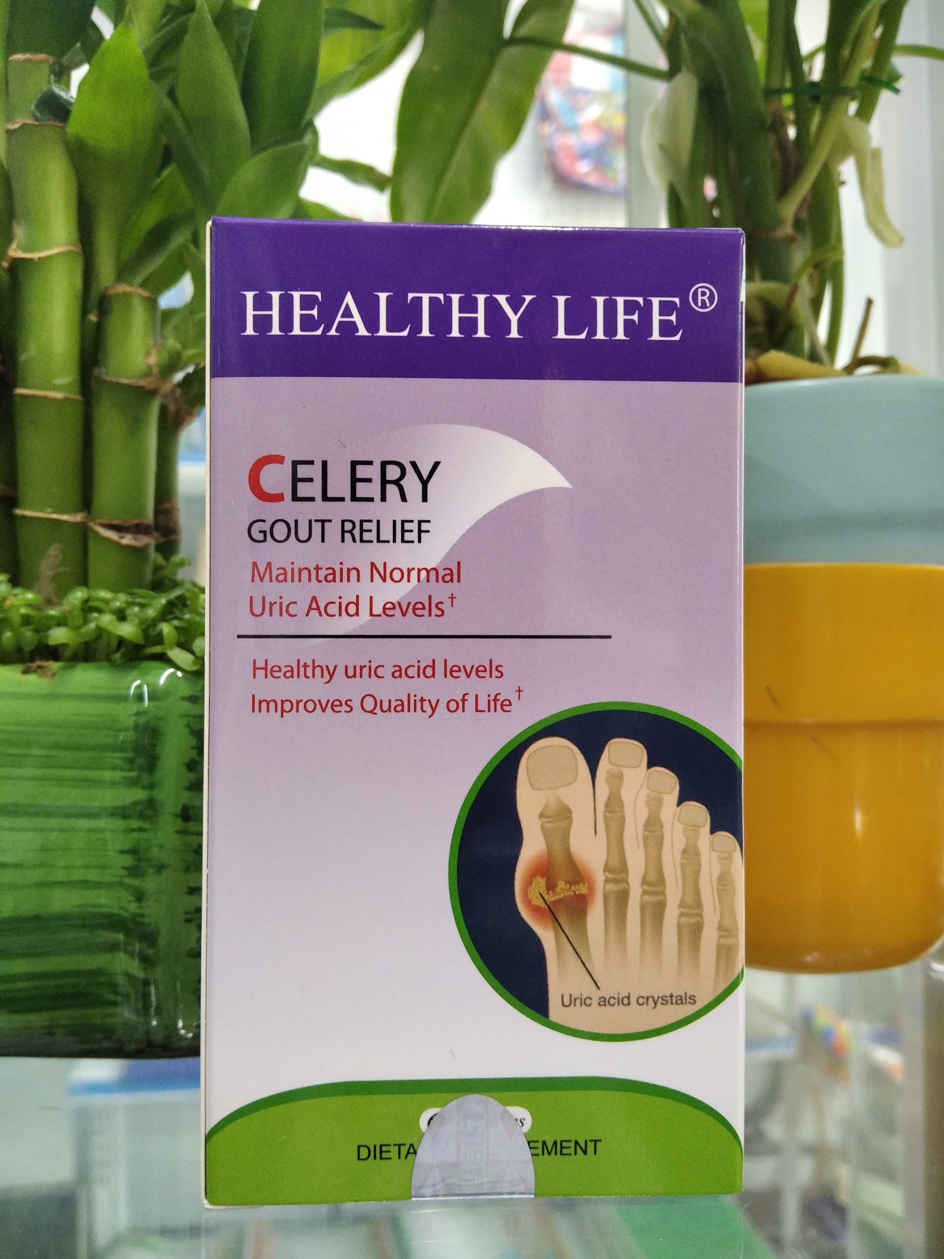 [Hcm]Viên Uống Hôc Trợ Bệnh Gout Giảm Acid Uric Celery