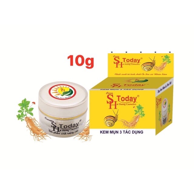 Sh Today Kem Mụn 3 Tác Dụng 10G