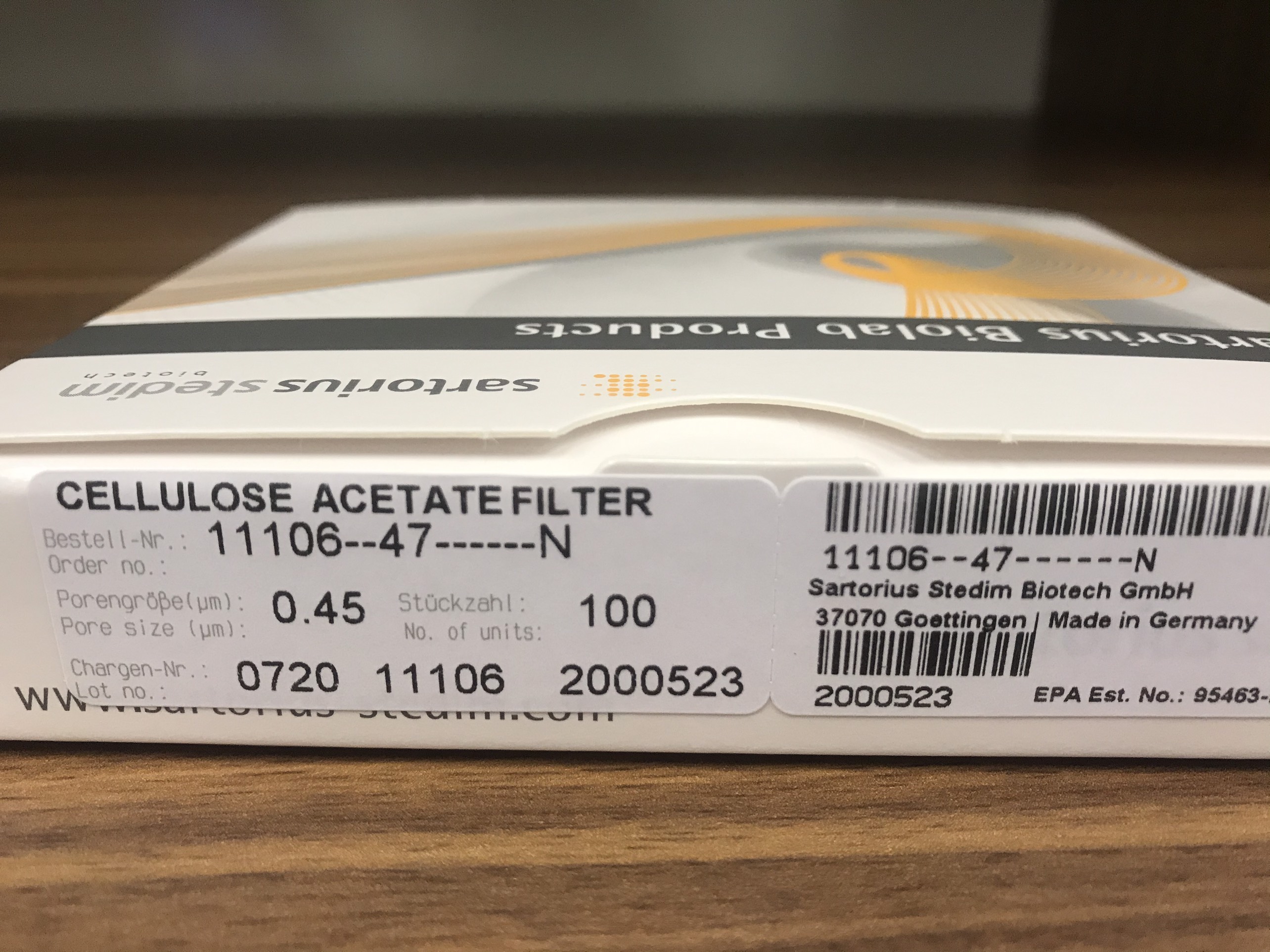 Màng Lọc Cellulose Acetate (Ca)​ - Sartorius 11106 - 47 - N