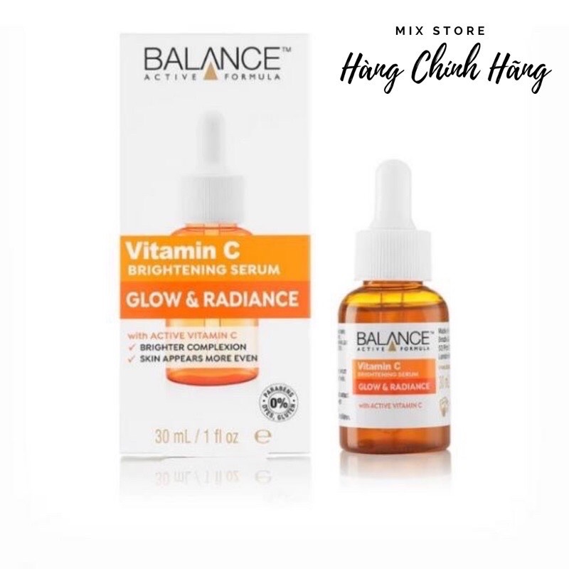 Serum Trắng Da Mờ Thâm Balance Active Formula Vitamin C Brightening 30Ml