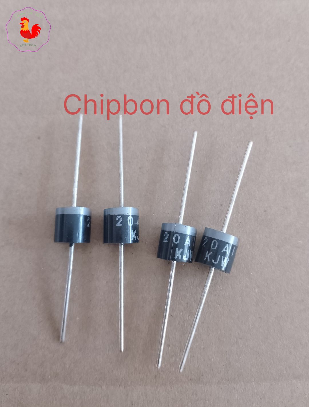 Combo 4 diot chỉnh lưu AC thành DC 1A 5A 10A 20A