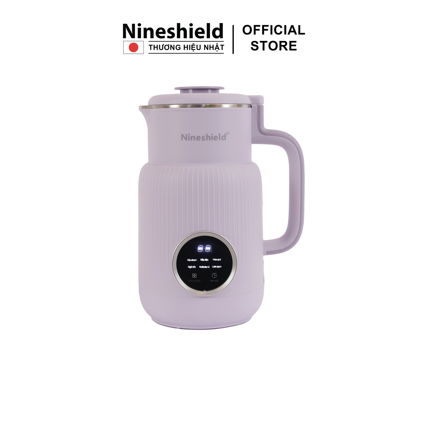 Máy Làm Sữa Hạt Mini Nineshield KB-108 Máy Nấu Sữa Hạt Siêu Mịn Công Suất 600W Bảo Hành 12 Tháng