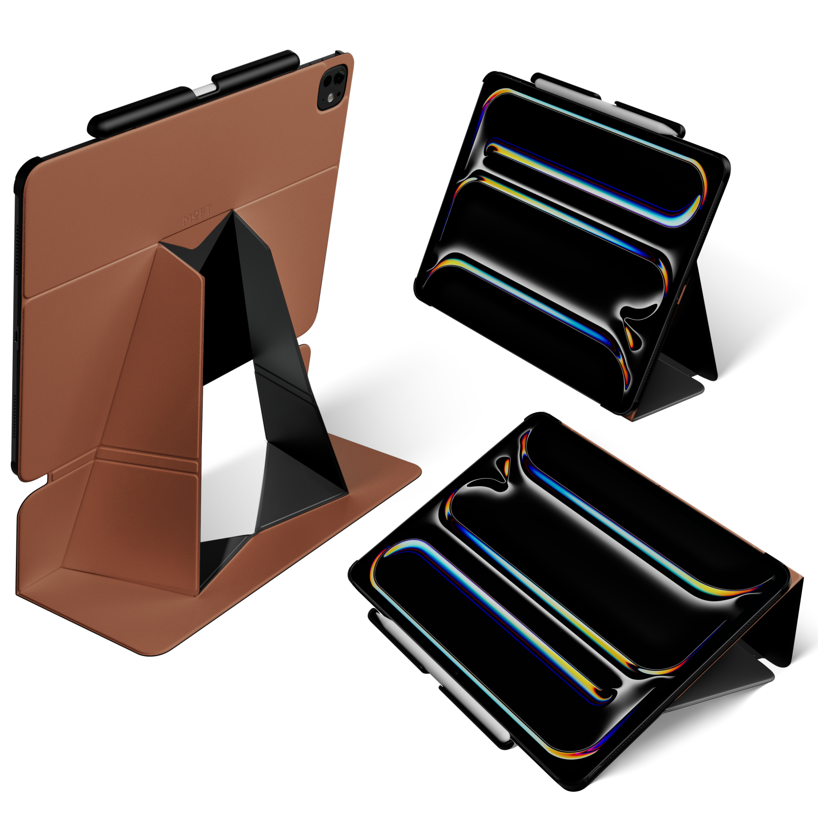 Ốp điện thoại Folio phao MOFT cho iPad Air thế hệ thứ 6 11 M2 2024 & Pro 13 M4 Folio Giá đỡ bút chì