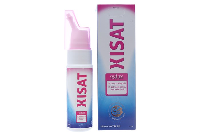 [Hcm]Xịt Mũi Xisat Hàng Ngày Trẻ Em (75Ml)