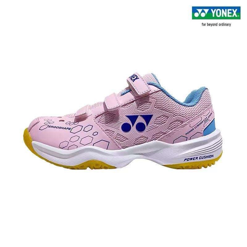 ∋﹊ Giày cầu lông trẻ em YONEX/Yonex SHB101JR bọc đệm chống trượt giày thể thao tập luyện trong nhà