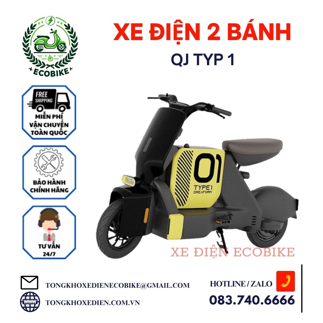 Xe điện Type 1 chính hãng Xe đạp điện Hot nhất 2024 Kiểu dáng độc lạ Full phụ kiện đi kèm BH chính h