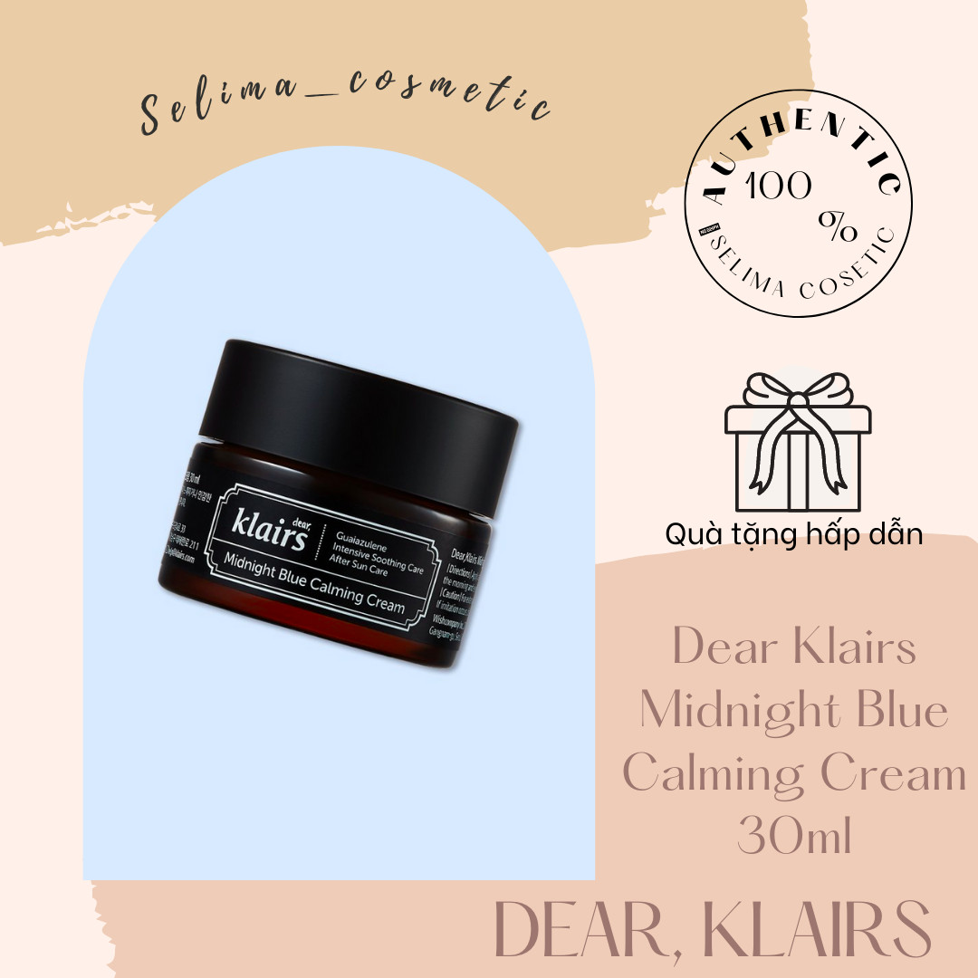 [Klairs] Kem Dưỡng Ẩm Cho Da Nhạy Cảm Klairs Midnight Blue Calming Cream