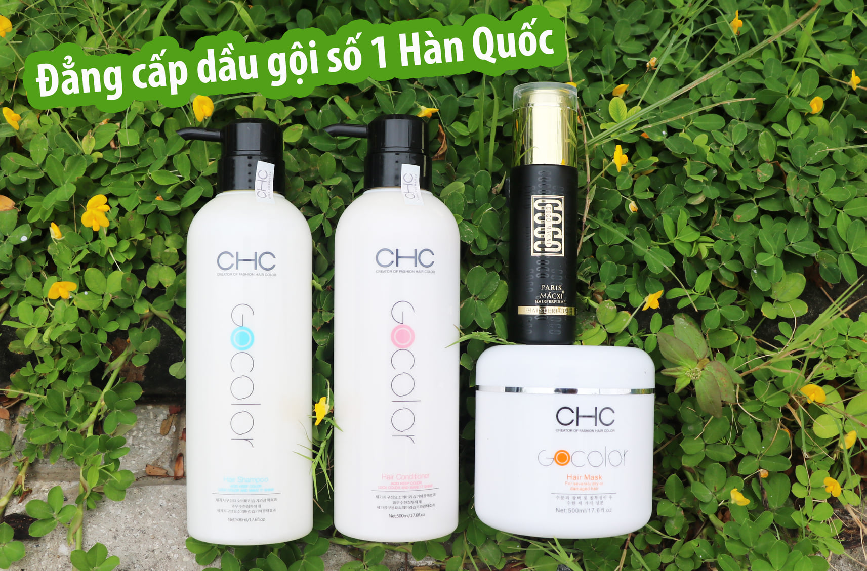 Chc - Trọn Bộ Gội - Xả - Hấp - Tinh Dầu Hàn Quốc