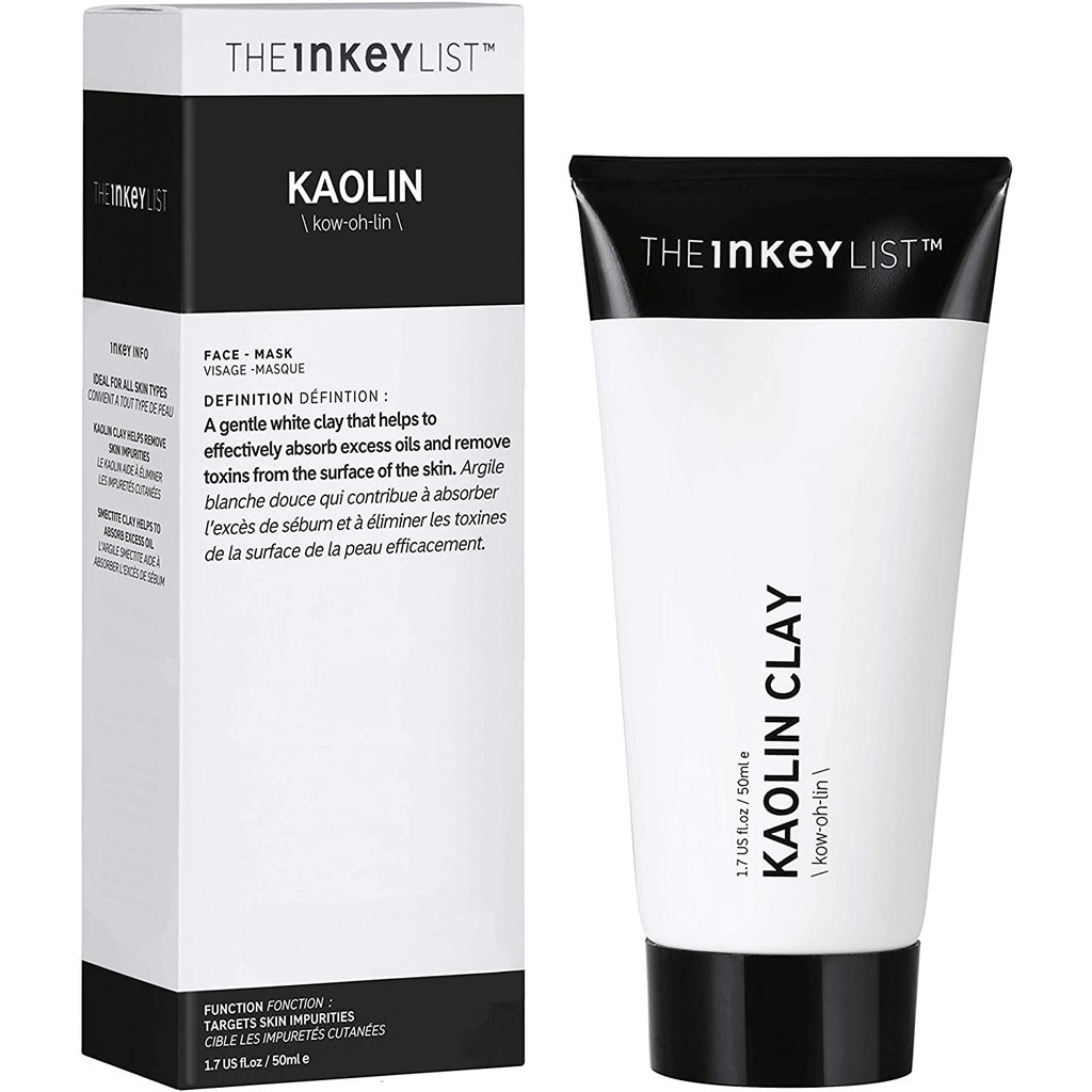 Mặt Nạ Đất Sét Trắng The Inkey List Kaolin Clay Mask 50 Ml | Hàng Mới