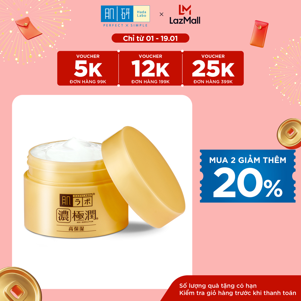 Kem dưỡng ẩm dạng gel Hada Labo Koi-Gokujyun Perfect Gel 100g