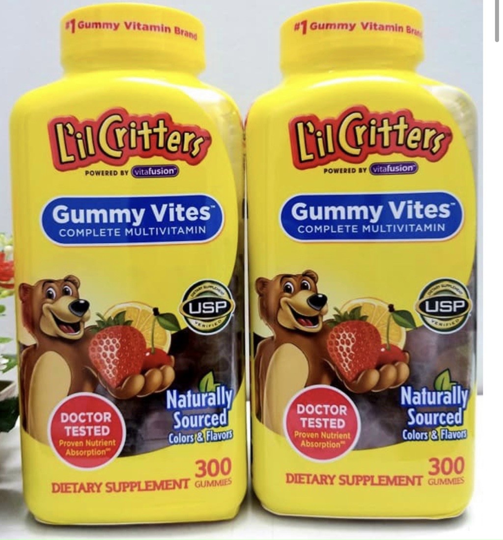 Kẹo Gấu Gummy Vites - 300 Viên Cung Cấp Vitamin Và Khoáng Chất Cho Bé.