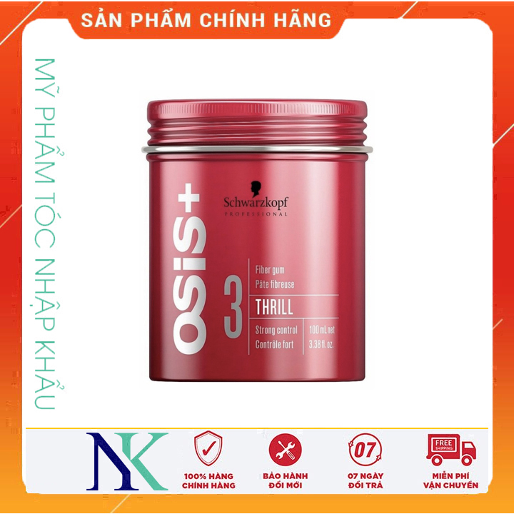 [Hcm]Gum Tạo Kiểu Giữ Nếp Cứng Osis+ Thrill 100Ml