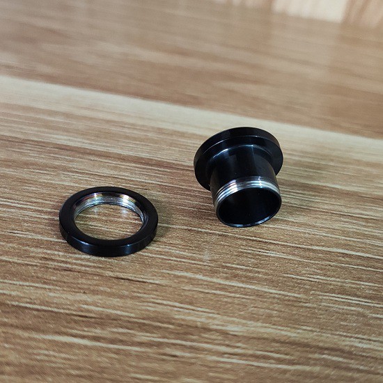 Khuyên nong tai size 22mm màu đen