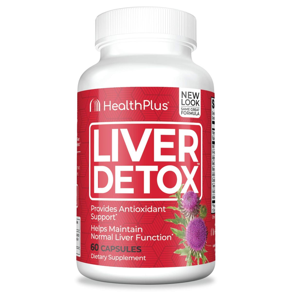 Liver Detox™ | Thải Độc Gan 490Mg Cây Khế Sữa 60Mg Triết Xuất Lá Atisô Và 50Mg Củ Nghệ Công Thức Giải Độc Mát Gan Tự Nhiên Bảo Vệ Tế Bào Gan Và Duy Trì Chức Năng Sức Khoẻ Cho Gan - Thúc Đẩy Bài Tiết Mật (60 Viên Nang)