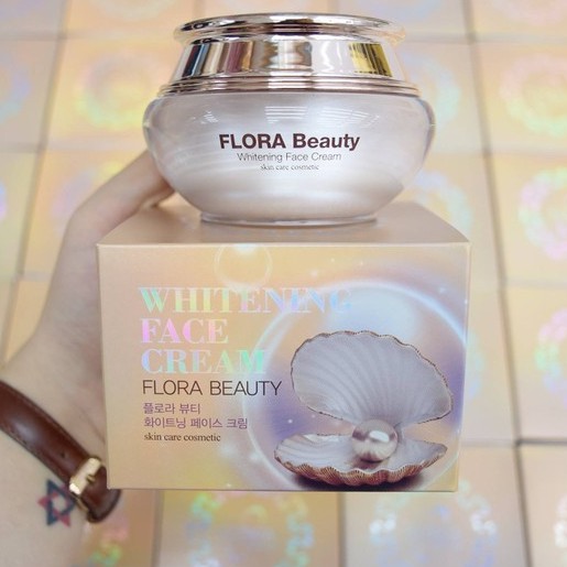 Kem Dưỡng Trắng Flora Beauty Whitening Face Cream 50G Sản Phẩm Tốt Với Chất Lượng Cao Cam Kết Giống Y Như Hình