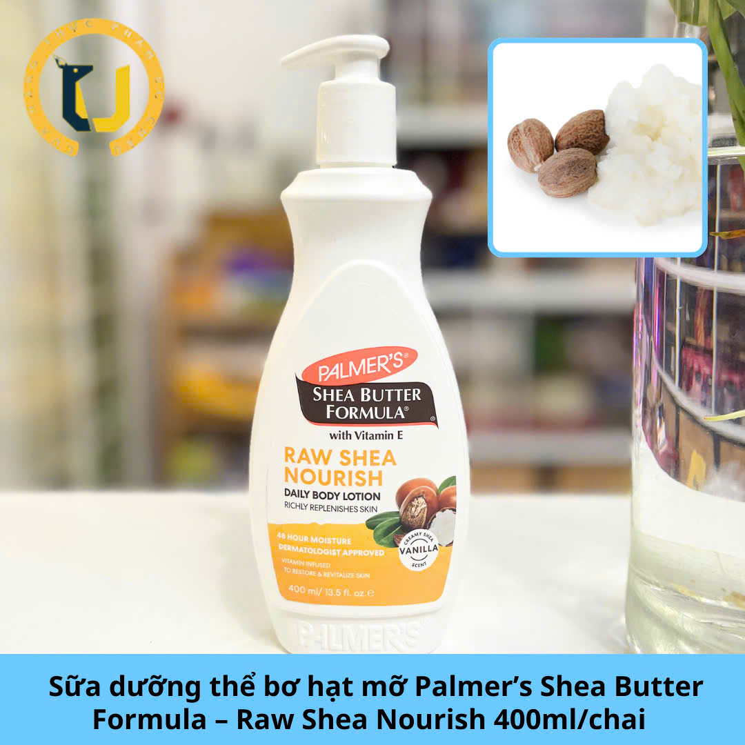 (HÀNG ÚC) Sữa dưỡng thể 48 tiếng PALMERS With Vit E 48H Daily Body Lotion Moisture