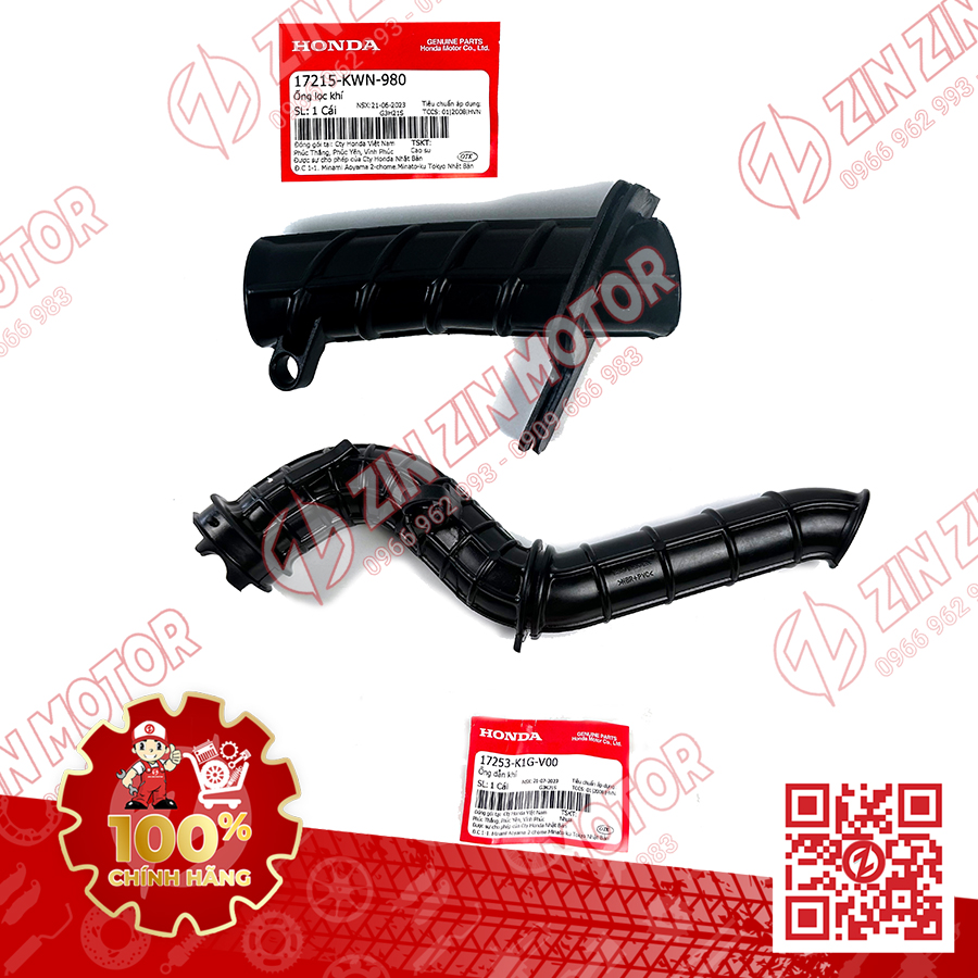 Mũi Heo Co Gió Pô E AB 150 2020 2021 AirBlade 125 2020 2021 17215-K27-V00 17253-K1F-V00 17215-KWN-98