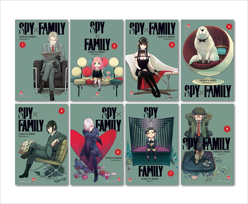 Kim Đồng - Combo Spy x Family (Tập 1-8)