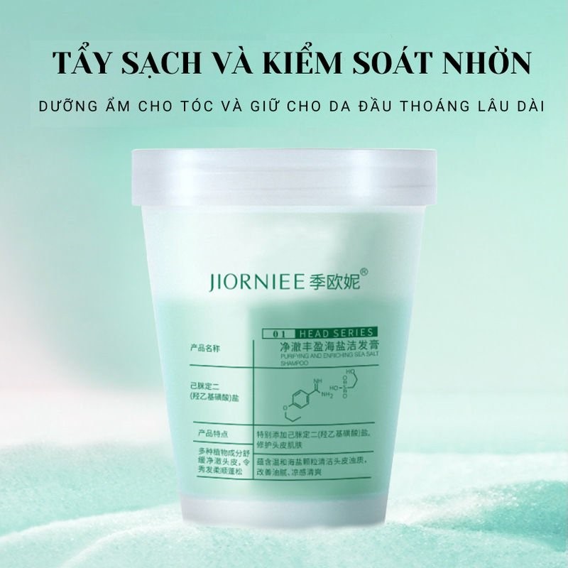 Tẩy Tế Bào Chết Cho Tóc & Da Đầu Jiornee Hũ 250Ml - Sạch Gàu Kiềm Soát Dầu Thừa Tóc Không Còn Bết Dính - Hami Cosmetics