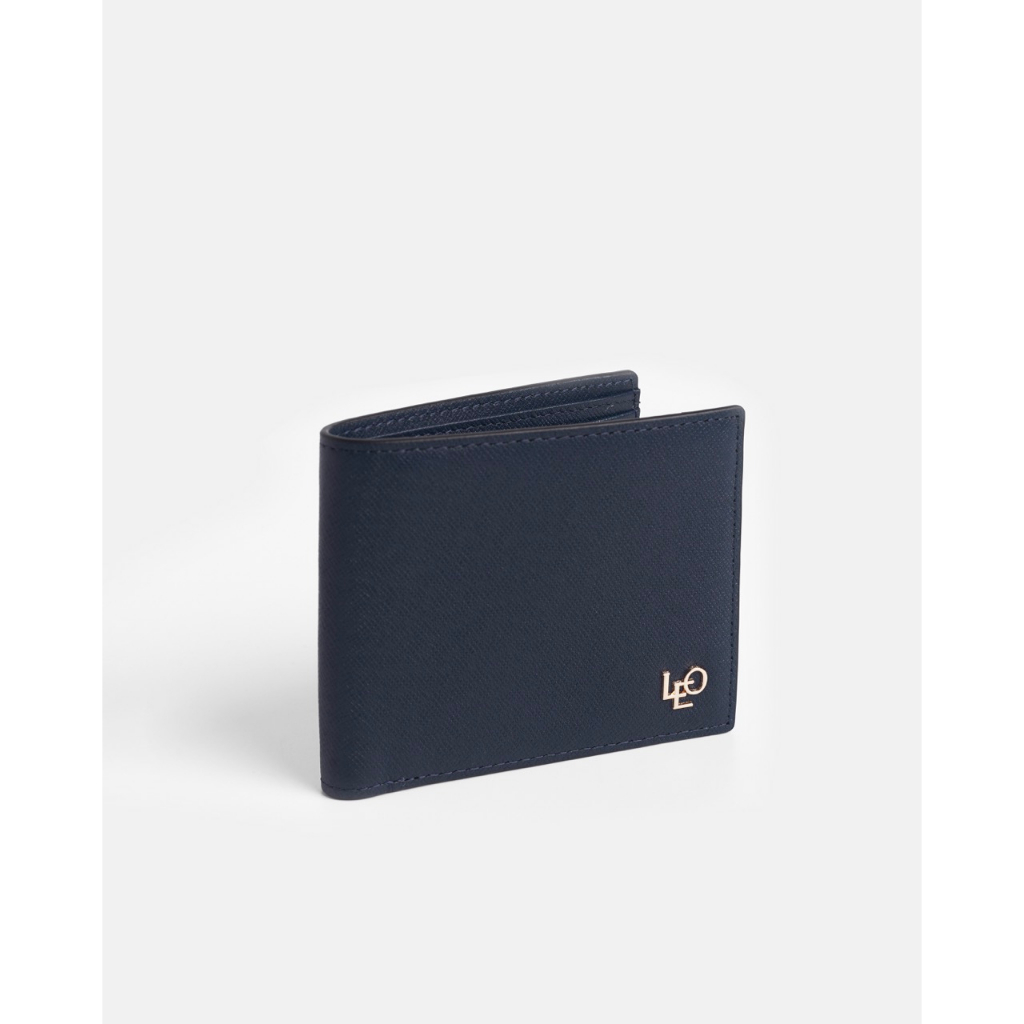 Ví Da Nam Gập Đôi Leonardo Taiga  da Nhập Khẩu Livermore Wallet
