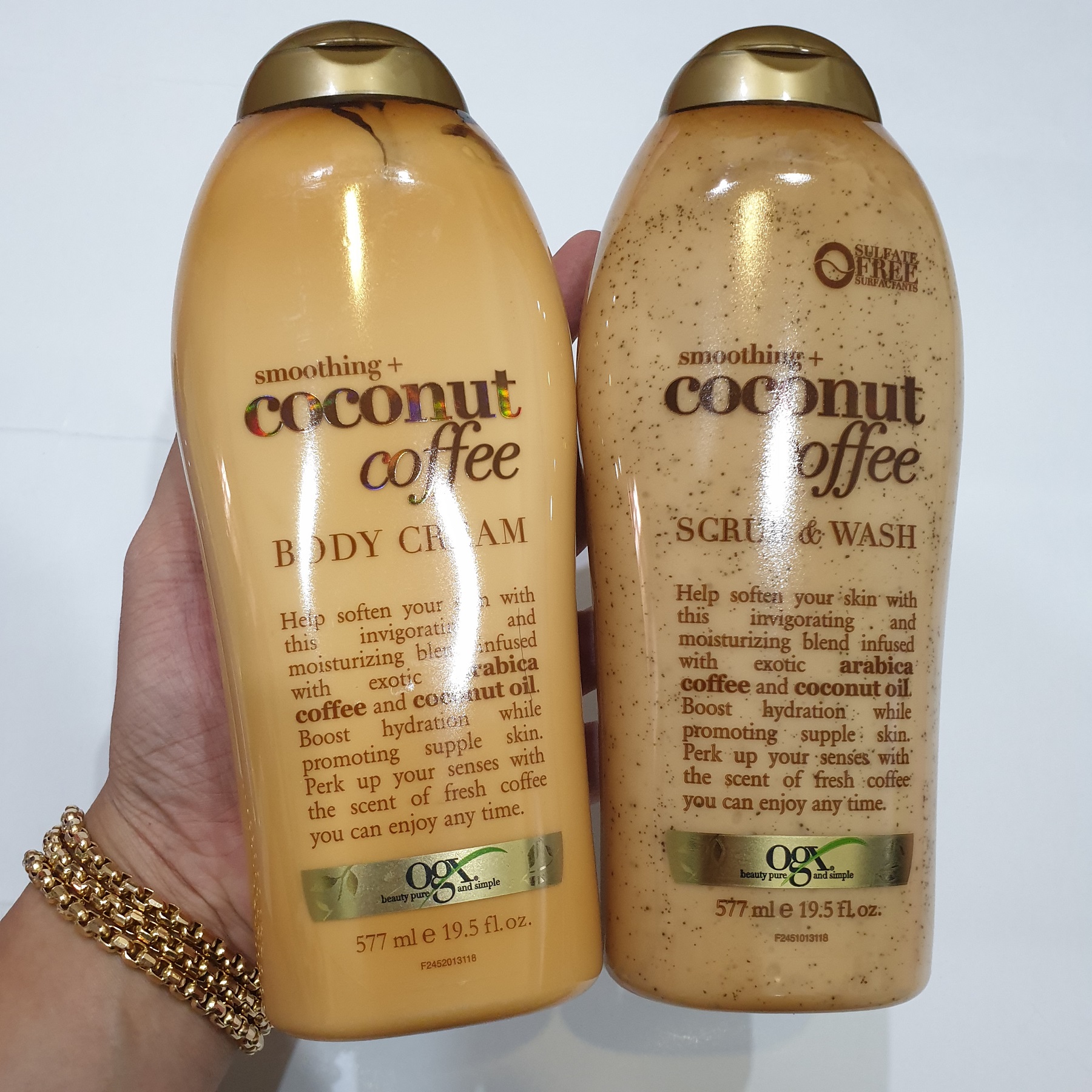 Ogx Coconut Coffee Sữa Tắm Và Kem Dưỡng - 577M