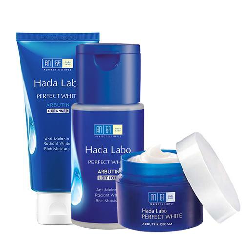 Combo Bộ 3 Sản Phẩm Dưỡng Trắng Da Hoàn Hảo Hada Labo Perfect White Sản Phẩm Tốt Chất Lượng Cao Cam Kết Sản Phẩm Nhận Được Như Hình