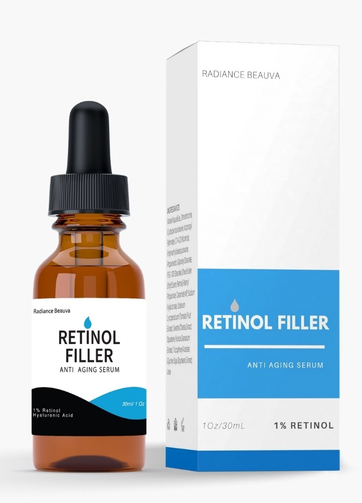 Serum Retinol Filler hoa saffron trẻ hóa giảm mụn nhờn 0.5% 1% 10ml 30ml