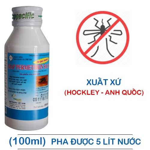 [Hoàn Tiền 10%] Diệt muỗi Map Permethrin 50EC diệt muỗi kiến gián hiệu quả thuốc diệt muỗi y tế diệt