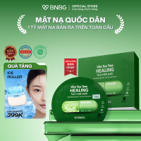 Combo 10 Mặt nạ tràm trà hỗ trợ làm dịu giảm sưng viêm mụn BNBG Vita Tea Tree Healing Face Mask Pack