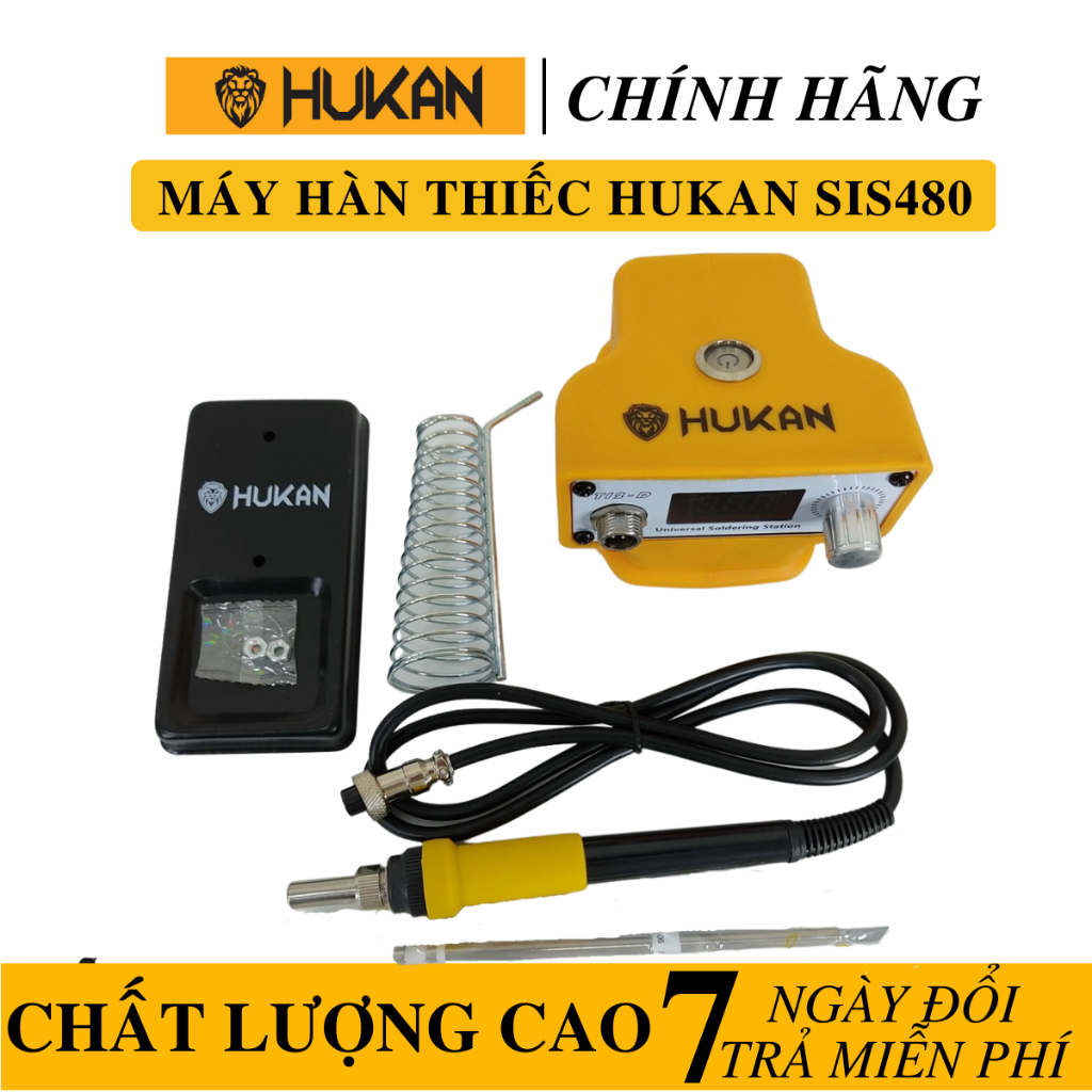 Thân máy hàn thiếc HUKAN HK SIS480 21V mỏ hàn chì điều chỉnh nhiệt độ từ 150°C - 480°C