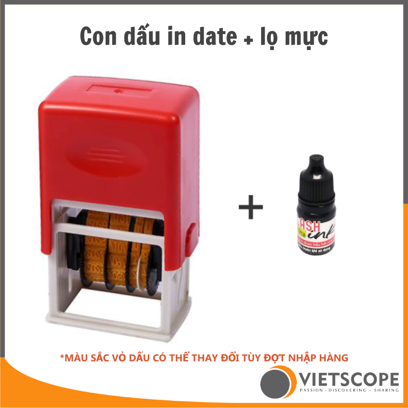 Con Dấu Ngày Tháng Năm Đóng Lên Mọi Chất Liệu - Dấu in date Hạn Sử Dụng