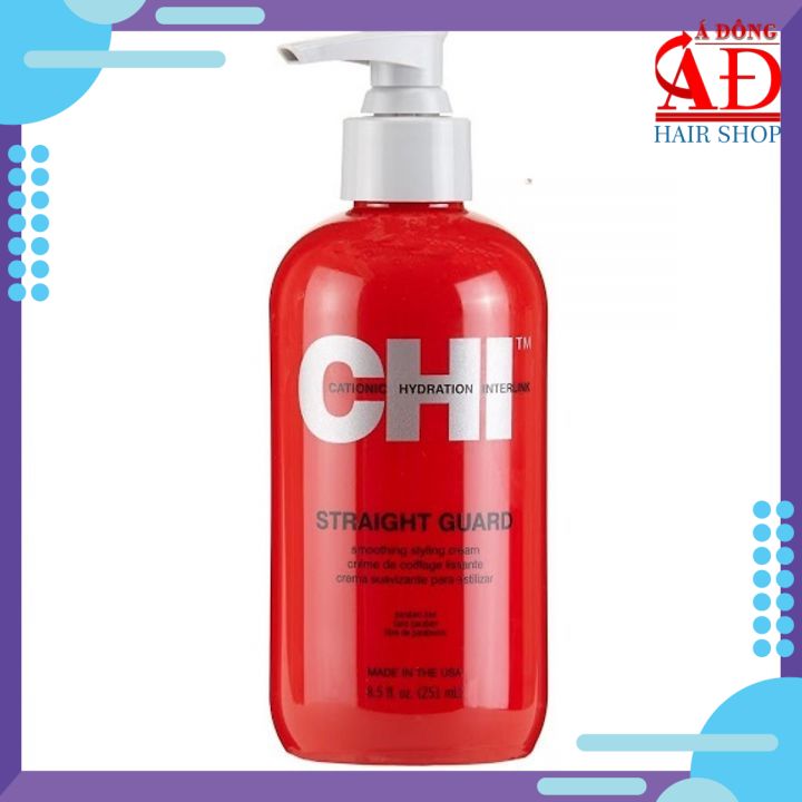 [Chính Hãng] Kem Tạo Nếp Chi Straight Guard Smoothing Styling Cream 251Ml