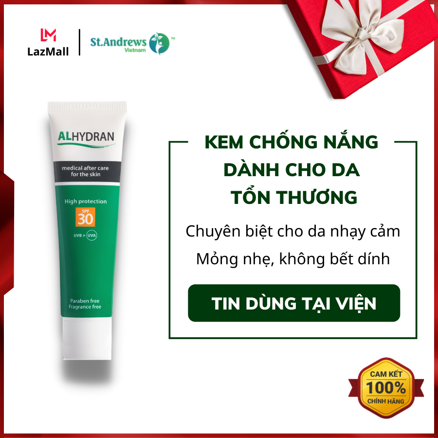 Kem Chống Nắng Y Tế ALHYDRAN SPF 30 (59ml) [CHÍNH HÃNG HÀ LAN]