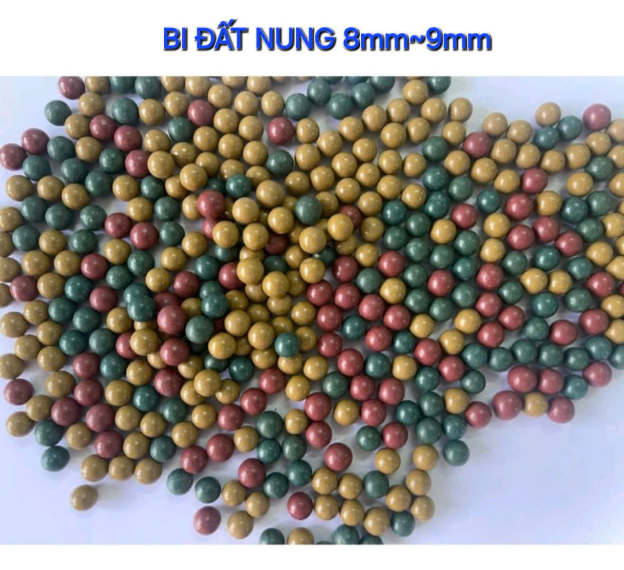 Bi Đất Nung 1Kg kích cỡ 8~9mm Đồng Giá