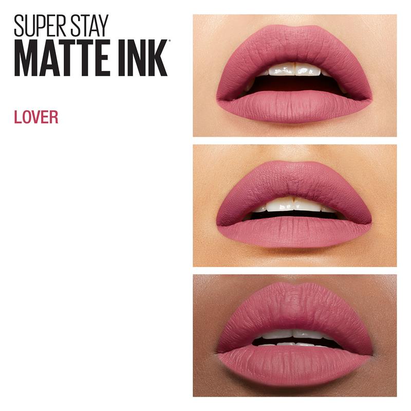 [HCM]Maybelline – Son kem chuẩn lì giữ màu 16h Maybelline Super Stay Matte Ink 5ml
