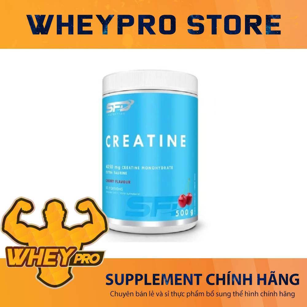 SFD Nutrition Creatine Monohydrate 500g - Bổ Sung Creatine Giúp Tăng Cơ Tối Đa