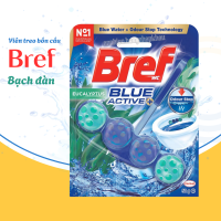 Viên treo bồn cầu Bref vỉ 4 viên - Viên tẩy rửa khử mùi hiệu quả nhập khẩu Đức