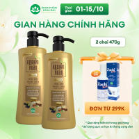 Combo 2 chai Dầu gội dược liệu Nguyên Xuân Bồng bềnh 470g - Dành cho tóc dầu bết - Tặng thêm 50ml giá không đổi