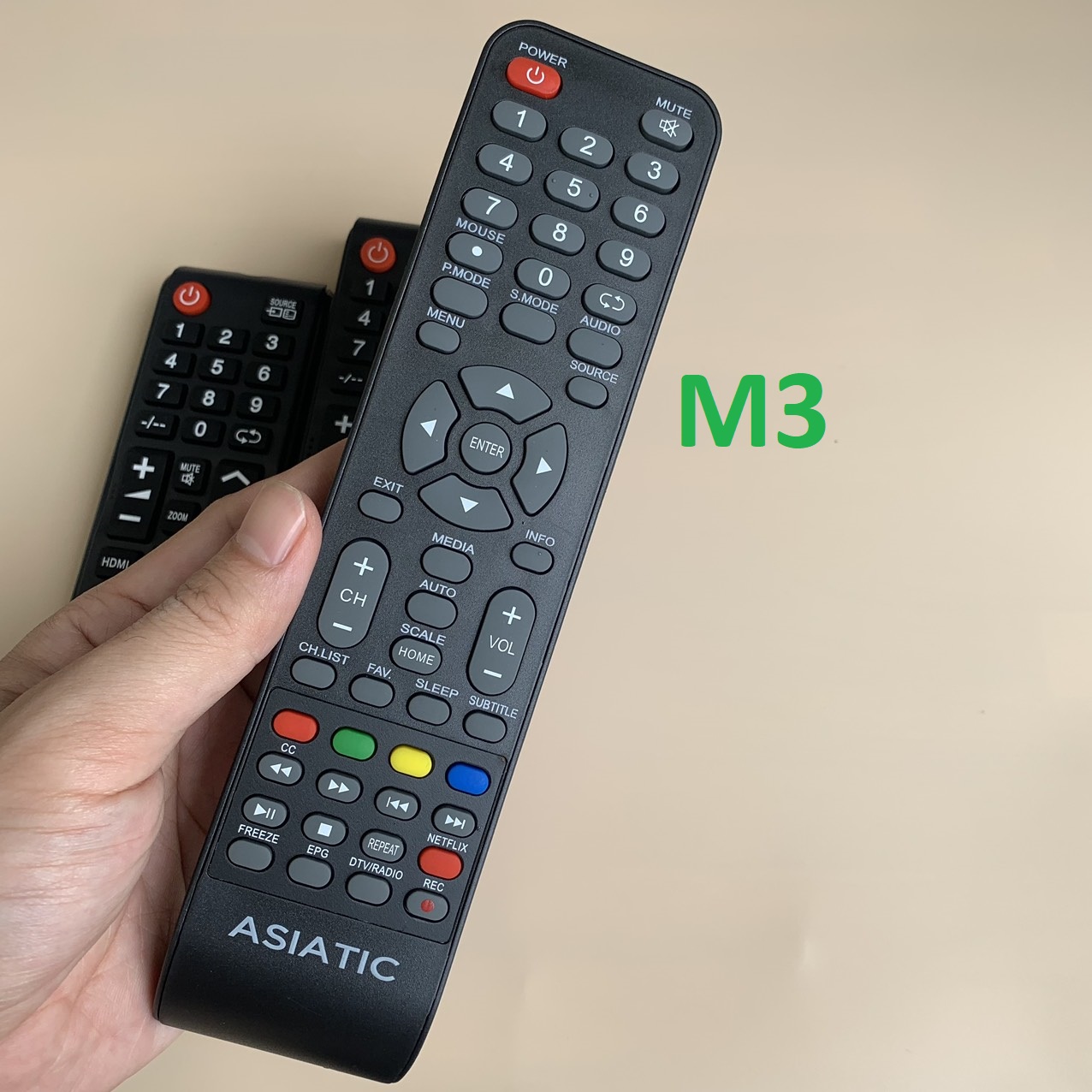 Điều khiển tivi Asiatic chính hãng các dòng Smart/Led/Lcd remote tv asiatic hàng mới 100% - Tặng kèm