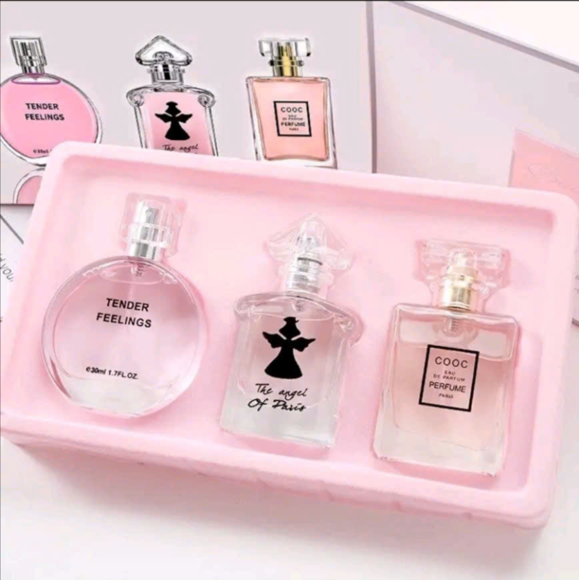 Set 3 chai nước hoa nữ hương thơm quyến rũ quà tặng người thương