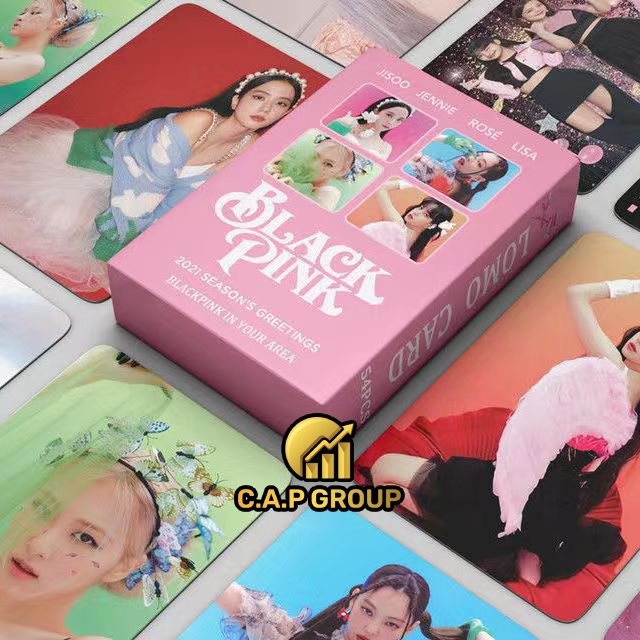 Thẻ Lomo card BlackPink bo góc Holiday with BlackPink IN YOUR AREA Album Thần Tượng Kpop