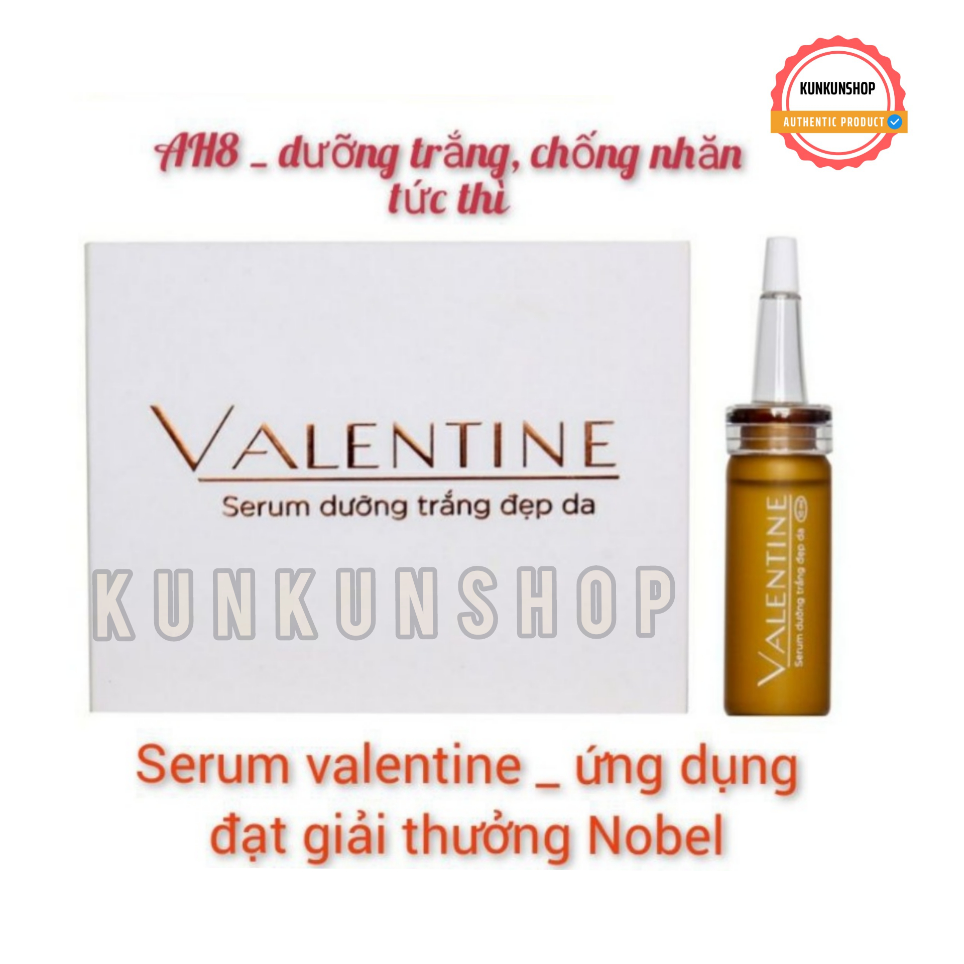 [Hcm][Hot]✔️Chính Hãng✔️ Serum Valentine Dưỡng Trắng Đẹp Da Chống Nhăn Sao Thái Dương