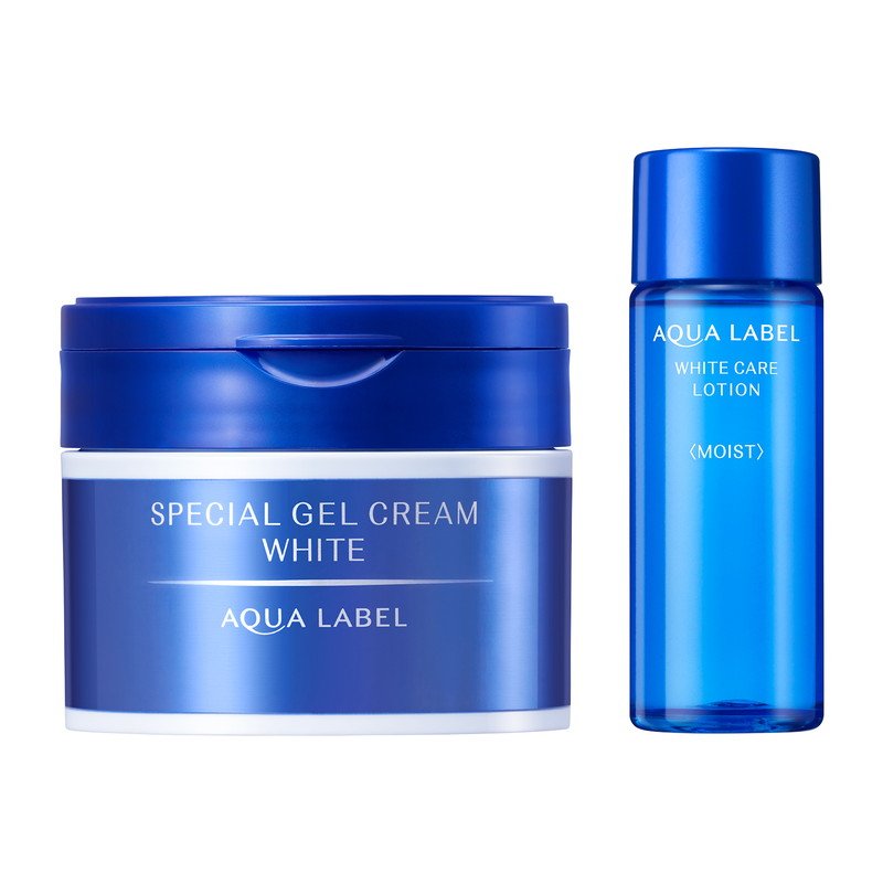 Bộ Kem dưỡng trắng da Shiseido Aqualabel Special Gel Cream White 5 in 1 (90g) + Kèm khuyến mại