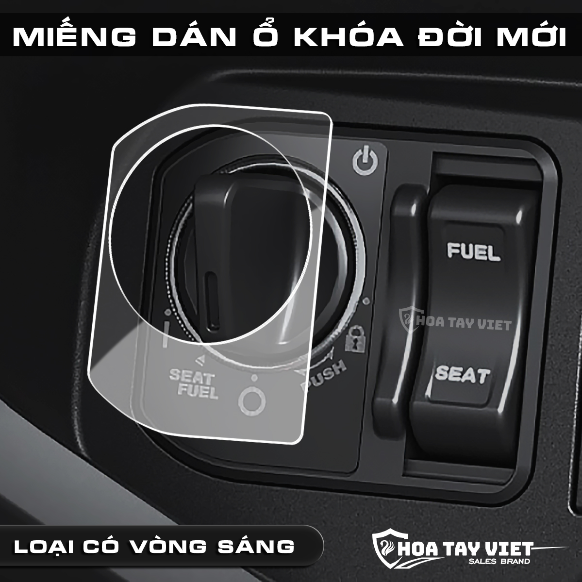 Miếng dán Smartkey AB chống trầy Ổ khóa HONDA AIRBLADE