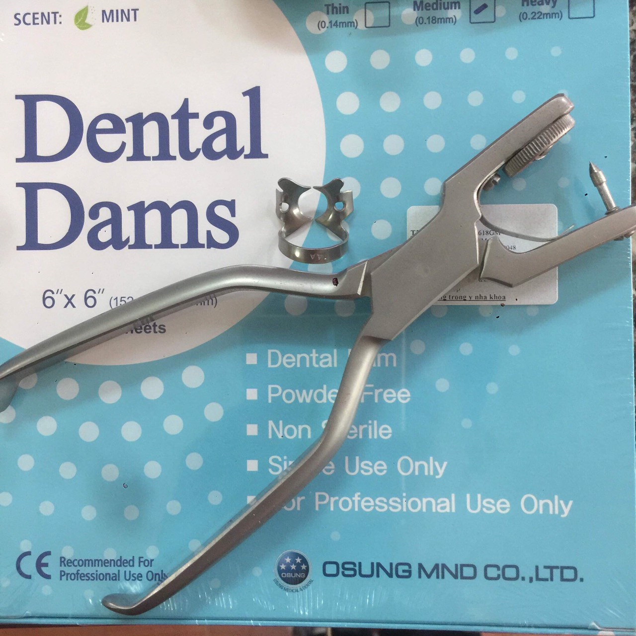 [Hcm]Dental Dam Osung - Đê Cao Su (Hộp 36 Miếng)