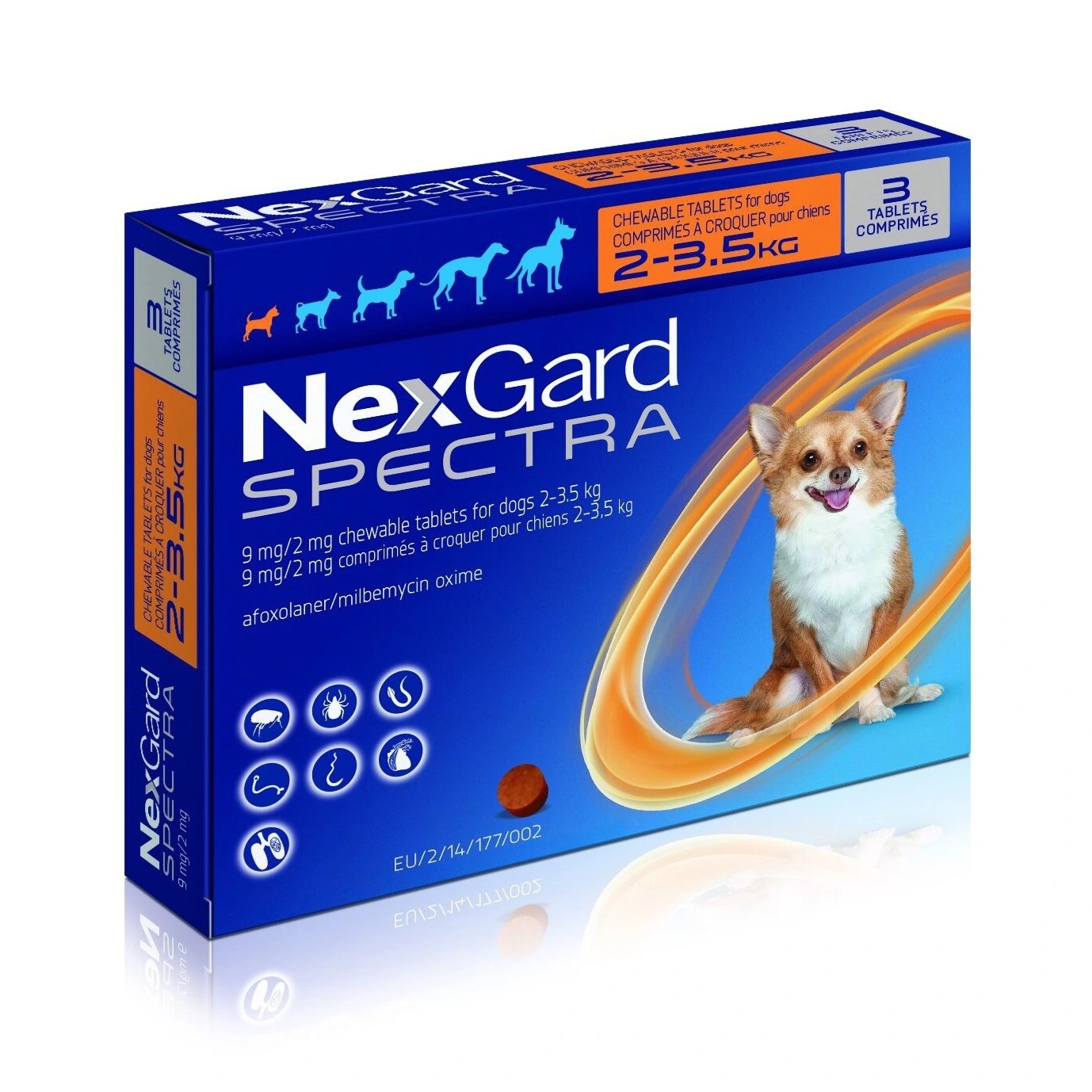 Viên Nhai Phòng Ve Rận Cho Chó NEXGARD SPECTRA (Giá 1 viên) - KIKINO