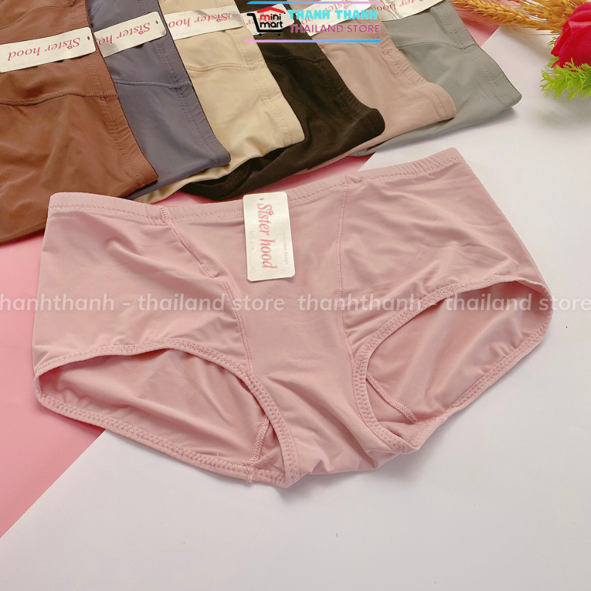 Quần lót nữ thun lạnh co giản 4 chiều Chip nữ thái lan Sisterhood 828 lưng cao vừa nhiều size