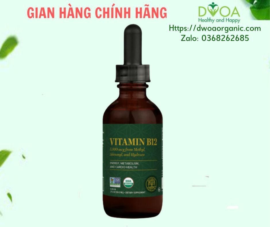 Vitamin B12 hữu cơ 5000mcg  Globalhealing