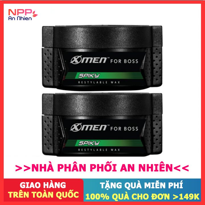 Combo 2 Sáp Vuốt Tóc X - Men For Boss Wax Spiky 70G - Npp An Nhiên